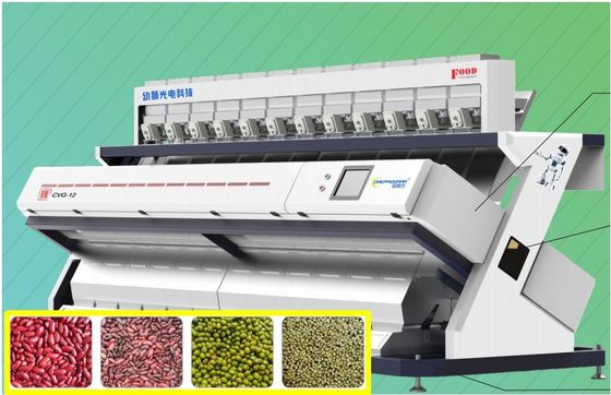 Kalite  2.4-6.0 T/H Grain Color Sorter Machine Intelligent Removal Waterfall Structure Fabrika