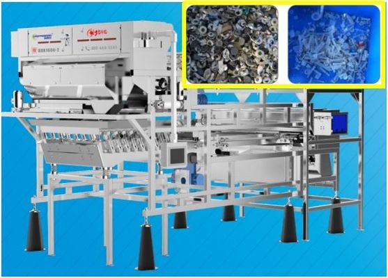 Kalite  Recycling Medical Waste Plastic Sorting Machine 2.5-4.0 T/H 2 Layers 220V Fabrika