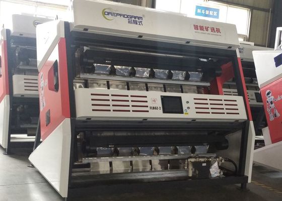 Çift Katmanlı Kum / Toz Ayırma Makinesi Akıllı Cevher Ayırıcı 5400 Piksel 6.5kw