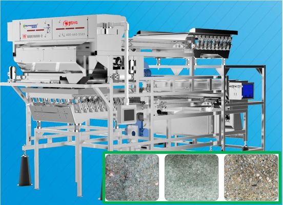 HD Recognition Plastic Color Sorter Intelligent Removal 220V 50Hz For Broken Glass