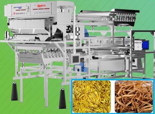 CCD camera Vegetable Sorting Machine For Dehydrated Daylily