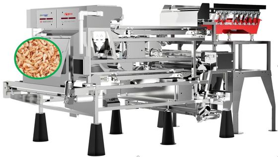 Mobil Kontrol Karides Ayırma Ekipmanı Phoenix Lensli Daha Düşük Hasar 3.5 T/H